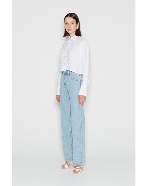 Nadia Rapti - Aquamarine Denim Pants Nadia Rapti - Aquamarine Denim Pants