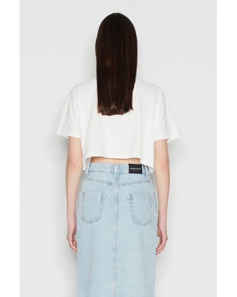 Nadia Rapti - Aquamarine Denim Skirt Nadia Rapti - Aquamarine Denim Skirt