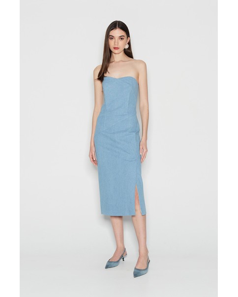 Nadia Rapti - Blue Diamond Strapless Dress Nadia Rapti - Blue Diamond Strapless Dress