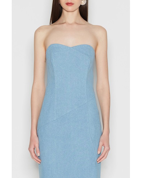 Nadia Rapti - Blue Diamond Strapless Dress Nadia Rapti - Blue Diamond Strapless Dress