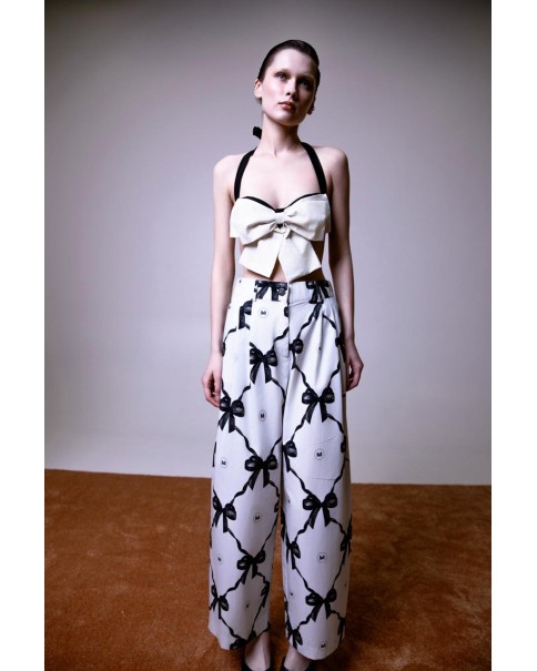Milkwhite - Bow Pants