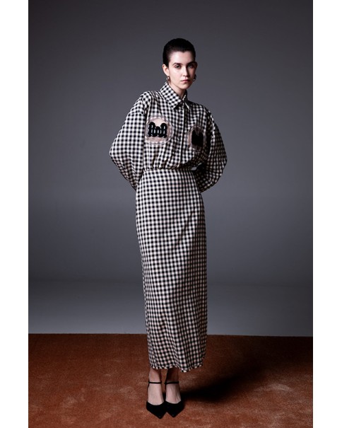 Milkwhite - Midi Shirt Dress Milkwhite - Midi Shirt Dress