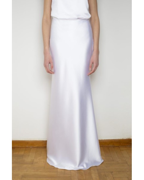 The C Edition - The White Satin Skirt