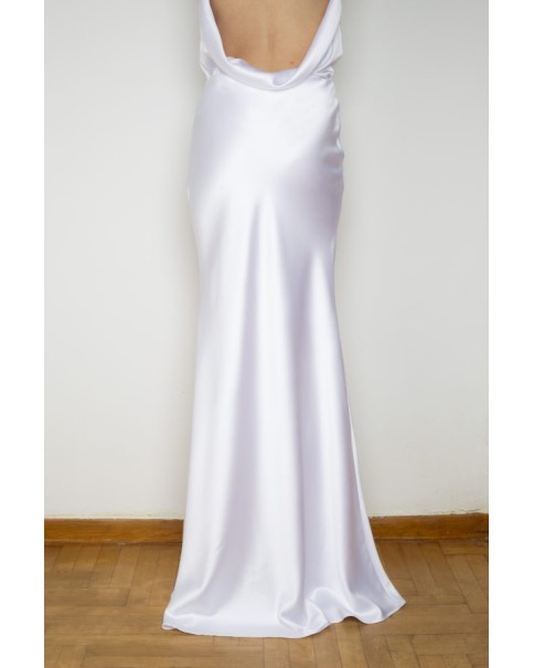 The C Edition - The White Satin Skirt The C Edition - The White Satin Skirt