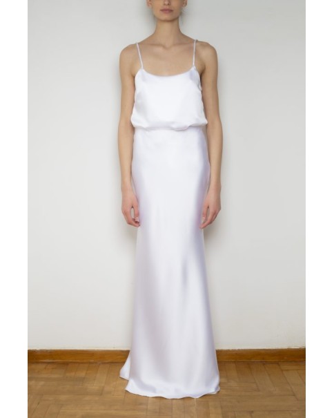 The C Edition - The White Satin Skirt The C Edition - The White Satin Skirt