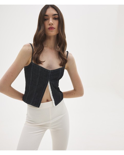 SunSetGo - Bianca Denim Top SunSetGo - Bianca Denim Top