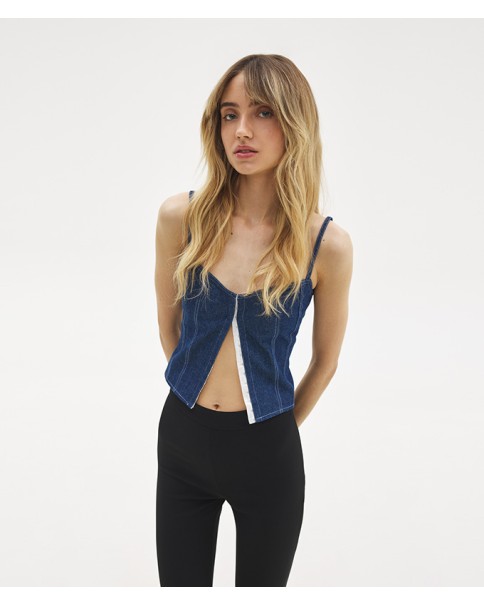 SunSetGo - Bianca Denim Top SunSetGo - Bianca Denim Top