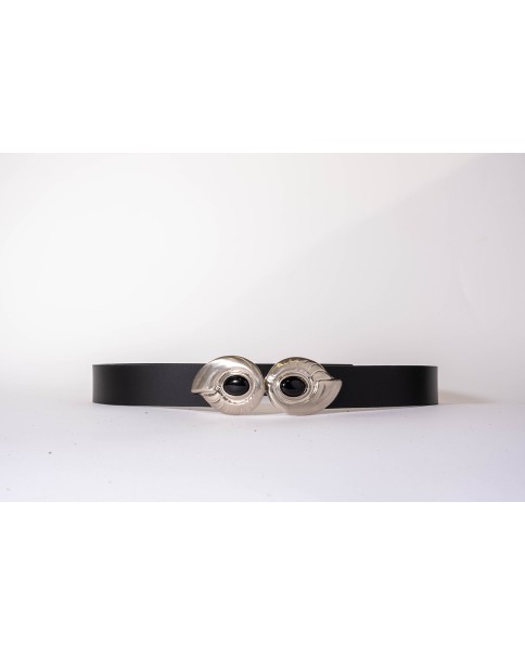 Salt And Pepper - Myra Black Leather