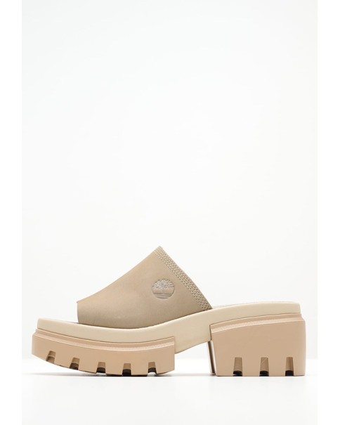 Everleigh SLIDE SANDAL LIGHT TAUPE NUBUCK Everleigh SLIDE SANDAL LIGHT TAUPE NUBUCK