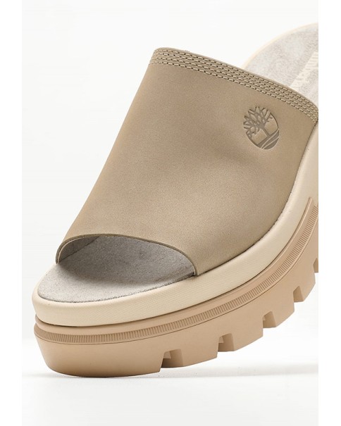 Everleigh SLIDE SANDAL LIGHT TAUPE NUBUCK Everleigh SLIDE SANDAL LIGHT TAUPE NUBUCK