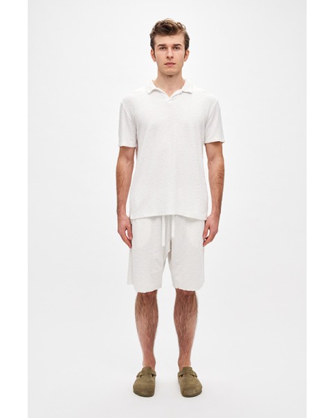 Terry Towel Regular Fit Polo Tee