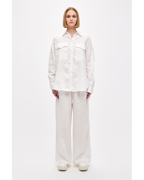 Oversized Linen Shirt Oversized Linen Shirt