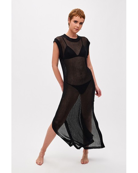 Mesh Long Dress